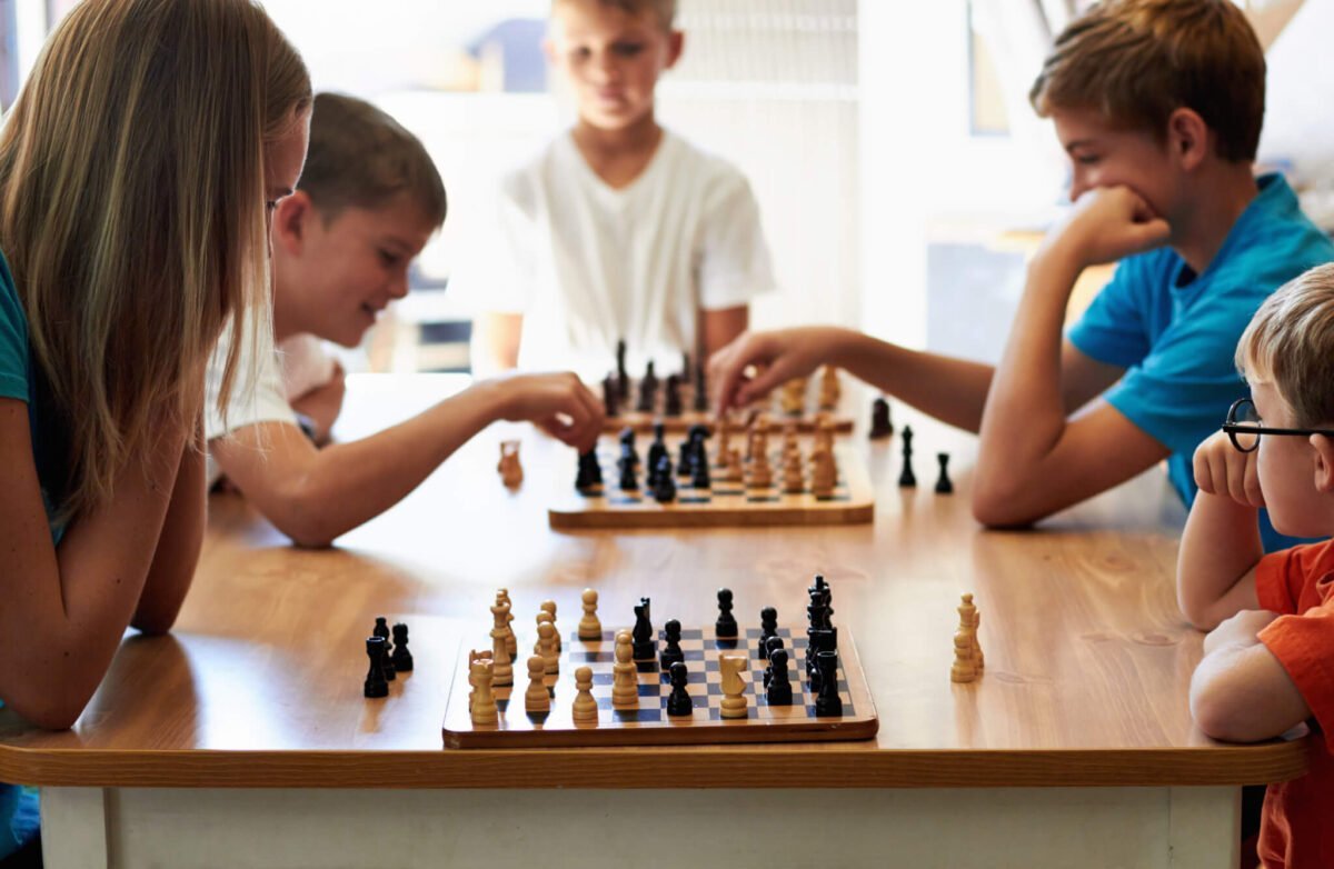 Kids Playing Chess