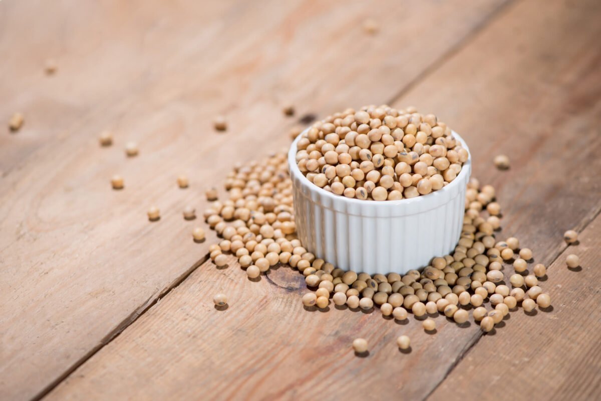 soybeans in a ramakin