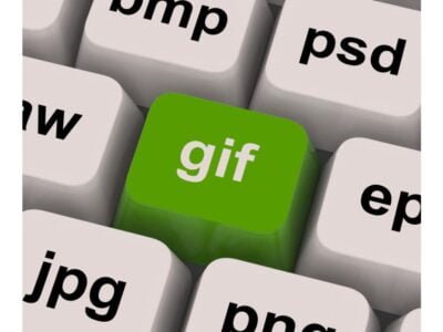 Gif Key Shows Image Format For Internet Pictures